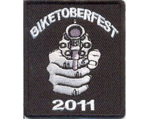 Biketoberfest 2011 Patch With Gun