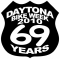 Daytona 2010 Shield Patch Black White