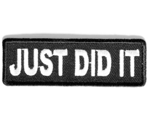 Just Did It Patch
