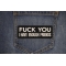 Fuck You I Have Enough Friends Patch shown on jeans