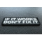 If It Works Don't Fix It Patch diagonal view
