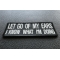 Let Go Of My Ears I Know What I'm Doing Patch | Embroidered Patches Let Go Of My Ears I Know What I'm Doing Funny Iron on Patch diagonal view