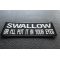 Swallow Or I'll Put It In Your Eyes Patch Swallow or I'll Put It In Your Eyes Funny Biker Patch diagonal view