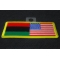 African American Flag Patch | Embroidered Patches African American Flag Patch diagonal view