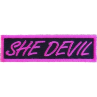 She Devil Patch | Embroidered Patches