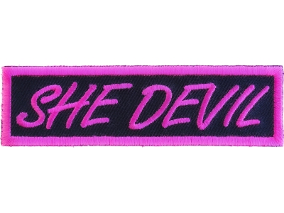 She Devil Patch | Embroidered Patches