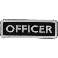 Officer Patch White | US Army Military Veteran Patches