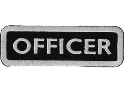 Officer Patch White | US Army Military Veteran Patches