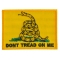 Gadsden Flag Don't Tread On Me Patch