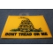 Gadsden Flag Don't Tread On Me Patch diagonal view
