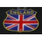 England Shield Flag Patch | Embroidered Patches England Shield Flag Patch diagonal view