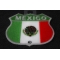 Mexico Shield Flag Patch | Embroidered Patches Mexico Shield Flag Patch diagonal view