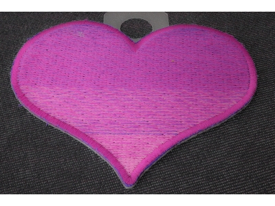 Pink Heart Patch | Embroidered Patches