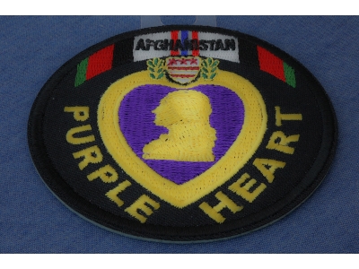 Afghanistan Purple Heart Patch | US Military Veteran Patches