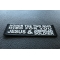 Honor The Two Who Died For You JESUS and American Soldier Patch diagonal view