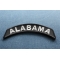 Alabama Patch Alabama Patch Iron on State Rocker diagonal view