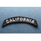 California Patch California Patch Iron on State Rocker diagonal view