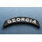 Georgia Patch Iron on State Rocker diagonal view