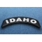 Idaho Patch Iron on State Rocker diagonal view