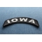 Iowa Patch Iowa Patch Iron on State Rocker diagonal view