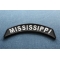 Mississippi Patch Mississippi Patch Iron on State Rocker diagonal view