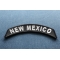New Mexico Patch New Mexico Patch Iron on State Rocker diagonal view