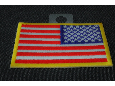 Reversed American Flag Patch | Embroidered Patches