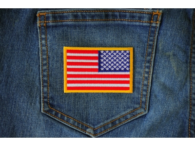 Reversed American Flag Patch | Embroidered Patches Reversed American Flag Patch | Embroidered Patches