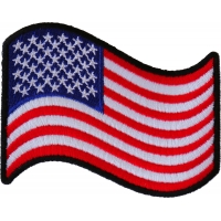 Waving US Flag Patch | Embroidered Patches
