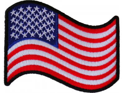 Waving US Flag Patch | Embroidered Patches