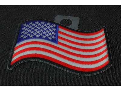 Waving US Flag Patch | Embroidered Patches