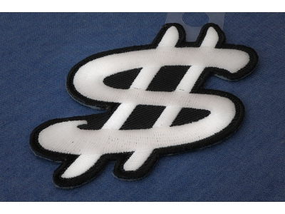 Dollar Sign Patch | Embroidered Patches
