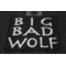 Big Bad Wolf Patch Big Bad Wolf Funny Iron on Patch diagonal view