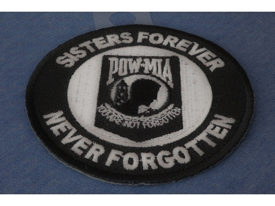 Sisters Forever POW MIA Patch | US Military Veteran Patches