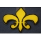 Fleur De Lis Patch diagonal view