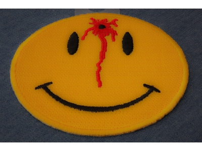 Shot Smiley Patch | Embroidered Patches
