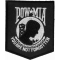 POW MIA Patch Black White
