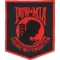 POW MIA Patch Black Red