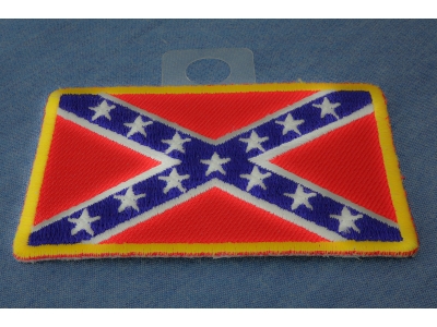 Rebel Confederate Southern Flag Patch Small | Embroidered Patches