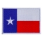 Texas Flag White Border Patch
