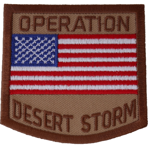 Desert Storm Iraq Veteran Embroidered Patch C45 6/" x 3/" 92000