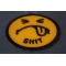Shit Smiley Face Patch diagonal view
