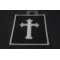 Jesus Cross Small Patch | Embroidered Patches Jesus Cross Small Patch diagonal view