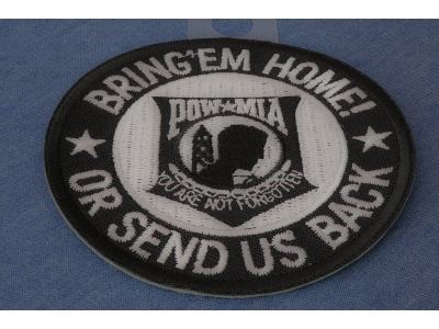 Bring Em Home Or Send US Back Small | US Military Veteran Patches