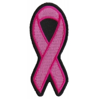 Small Pink Ribbon Breast Cancer Awareness Patch | Embroidered Patches