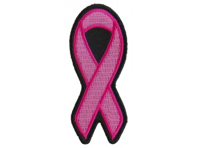 Small Pink Ribbon Breast Cancer Awareness Patch | Embroidered Patches