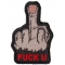 Fuck U Finger Naughty Iron on Patch