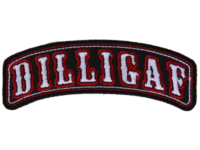 Dilligaf Rocker Small Patch | Embroidered Patches