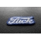 Ford Fuck Biker Naughty Iron on Patch diagonal view