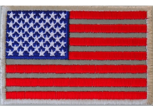 American Flag Reflective Patch | Embroidered Patches